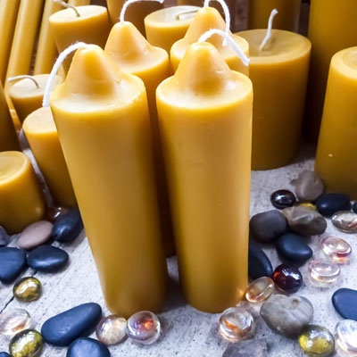 Beeswax Pillar Candles