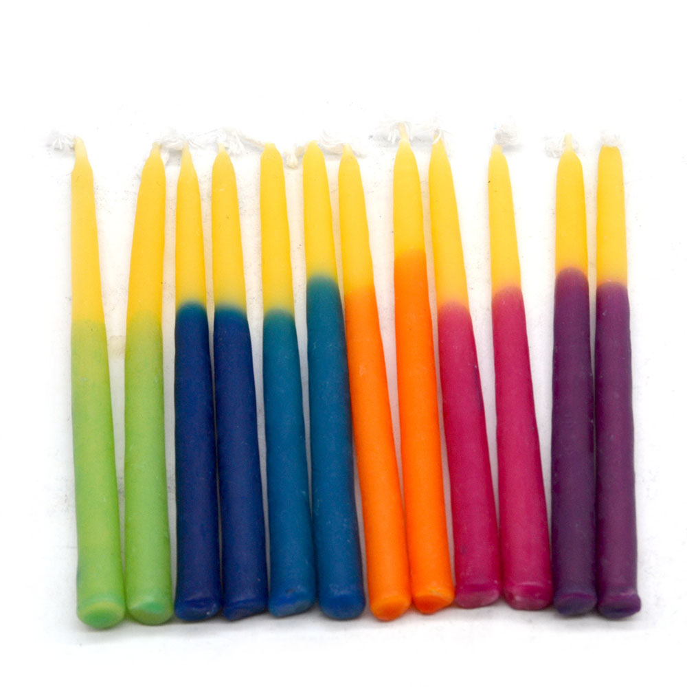 Pure beeswax Hanukkah Candles