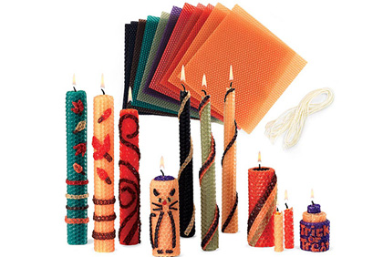 DIY Hand Rolled Beeswax Candles Kit