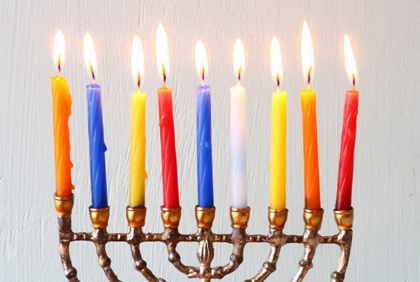 Pure beeswax Hanukkah Candles